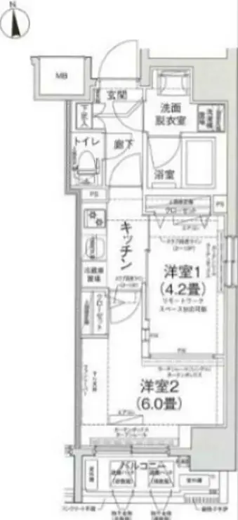 アイル プレミアム池袋ノルド 7階階 間取り