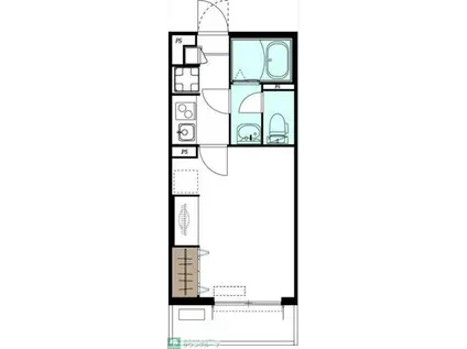 SFIAC(1K/1階)の間取り写真
