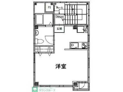 RSC中目黒(ワンルーム/5階)の間取り写真