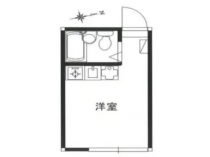 MY PLAN中野B(ワンルーム/1階)の間取り写真