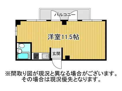 成心堂ビル(ワンルーム/5階)の間取り写真