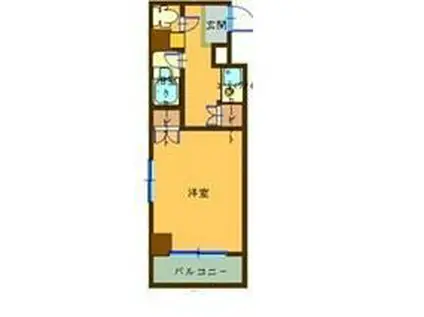 エトワール深谷(1K/3階)の間取り写真