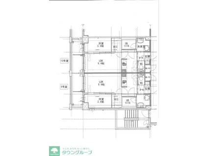 LUMINOUS ALFACIO(1LDK/3階)の間取り写真