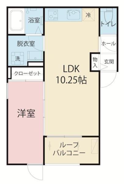 CIELO ZEN(1LDK/3階)の間取り写真