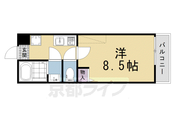 フラッティ紫竹北栗栖町