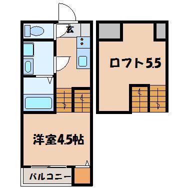 MODERN PALAZZO住吉レジサム(1SK/1階)の間取り写真