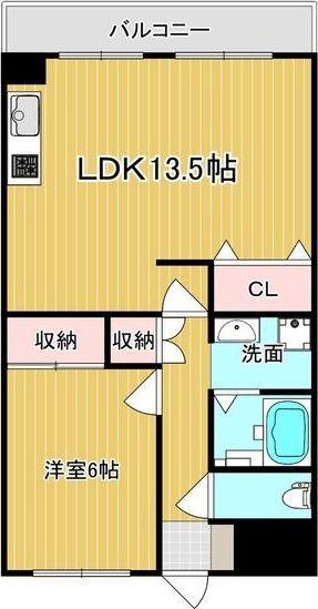 小泉サンハイツ(1LDK/1階)の間取り写真