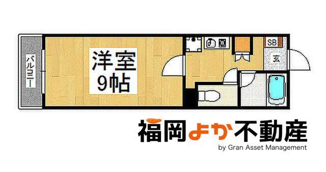 グレイスT&T(1K/2階)の間取り写真