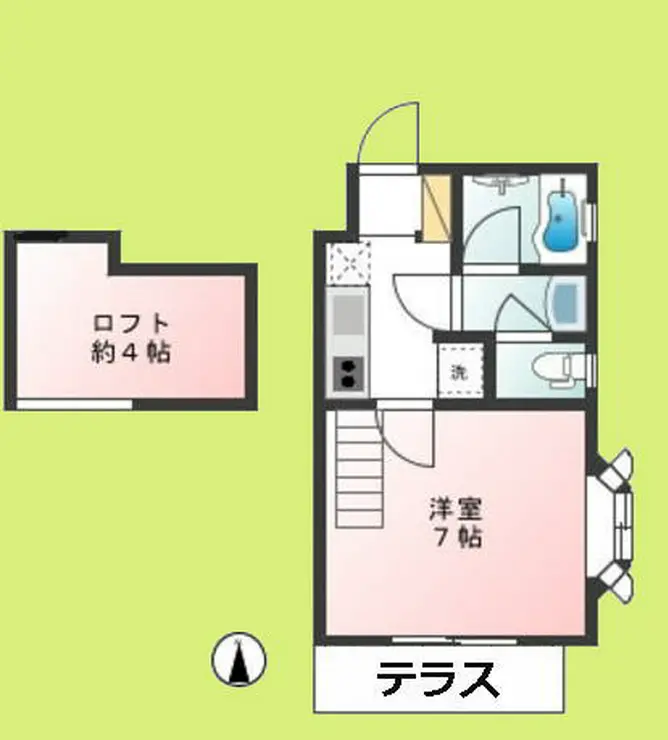 自由が丘ベルブランシュ 1階階 間取り