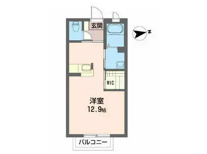 シャーメゾン・マユズ(ワンルーム/1階)の間取り写真