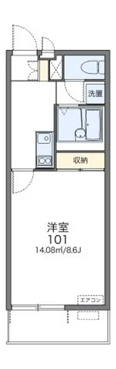 レオネクストカーサ川口飯塚 2階階 間取り