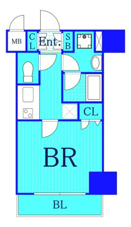 グリフィン新横浜・七番館 3階階 間取り
