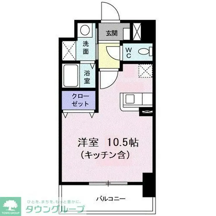 メルヴェーユ 6階階 間取り