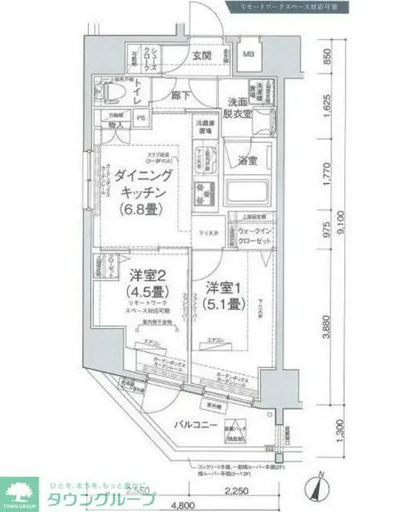 アイル王子ノルド 12階階 間取り