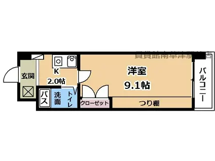 サンクリエートハヤシ壹號館(1K/5階)の間取り写真