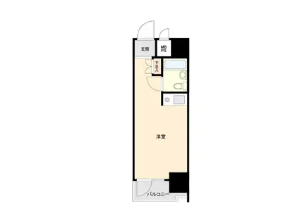 ライオンズマンション板橋区役所前(ワンルーム/9階)の間取り写真