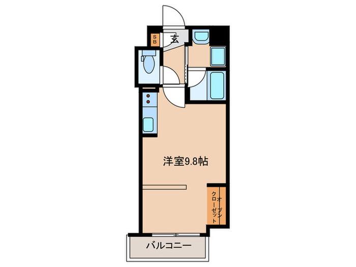 SE PLUS南林寺(ワンルーム/3階)の間取り写真
