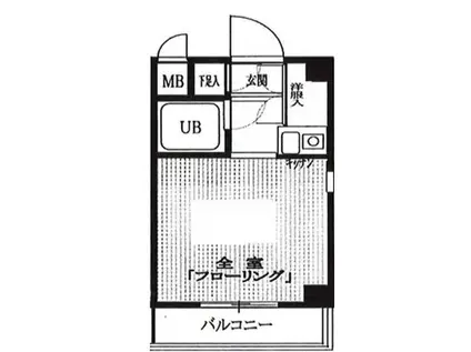 コーポレージ中葛西(1K/3階)の間取り写真