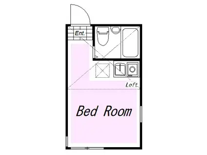 ユナイト衣笠ロジャー・スペリー(ワンルーム/1階)の間取り写真