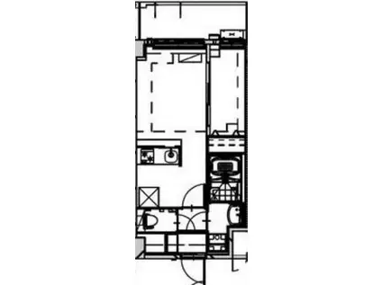ALIVIS SHIMO-SHINJO SOL TERRACE(1LDK/3階)の間取り写真