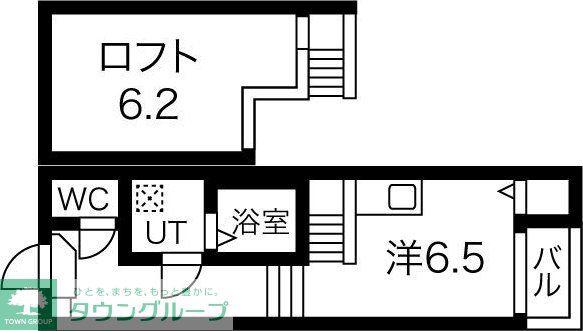 FLOURISH CLUB(1K/1階)の間取り写真