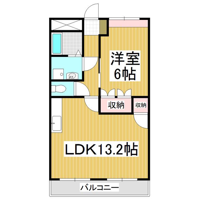 プロニティハイム(1LDK/1階)の間取り写真