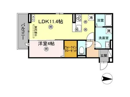 セントラルIWAMI TYPE-2(1LDK/3階)の間取り写真