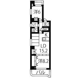 サニーコートはら(2LDK/1階)の間取り写真