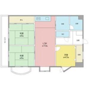 フォレスト一宮(3LDK/3階)の間取り写真