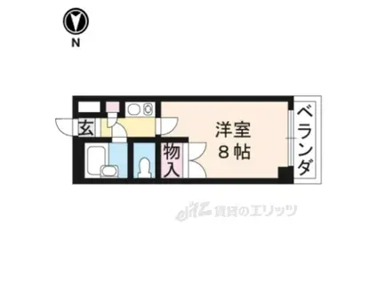 メゾンセレクト(1K/1階)の間取り写真