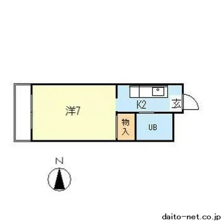 メゾンタカ 2階階 間取り