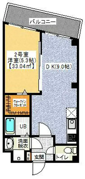 グレーシャルマン 2階階 間取り