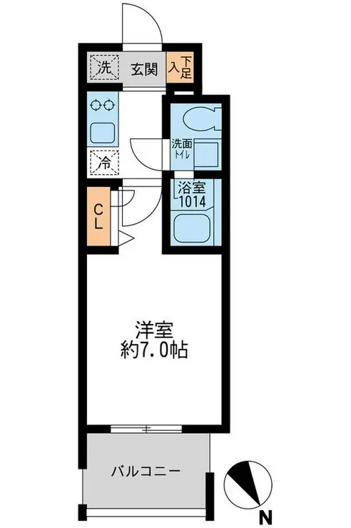アーデン門前仲町 6階階 間取り