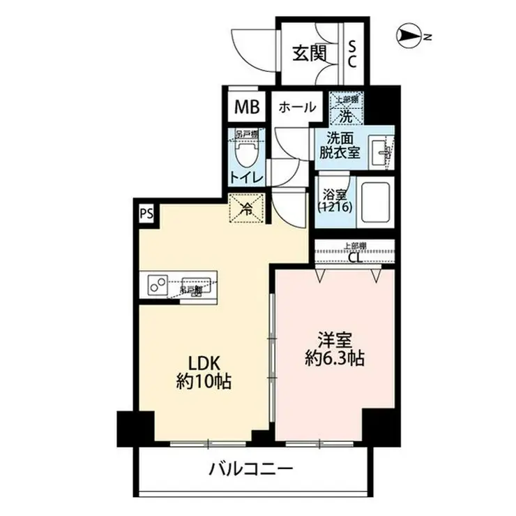 プレール・ドゥーク本所吾妻橋V 5階階 間取り