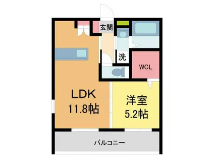 樋之池町PJ(1LDK/2階)の間取り写真