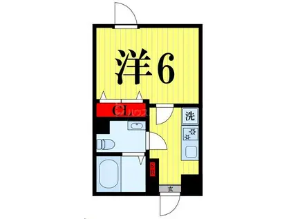 VISTA町屋(1K/3階)の間取り写真