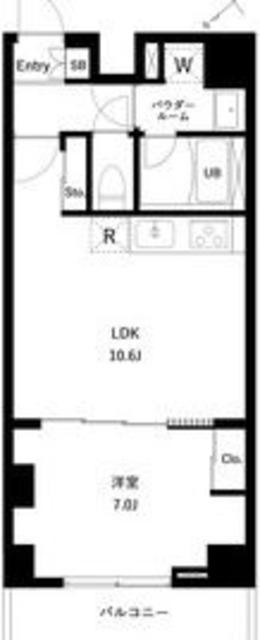 アーバンパーク蒲田南II(1LDK/4階)の間取り写真