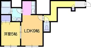 DO SMILE(1LDK/3階)の間取り写真