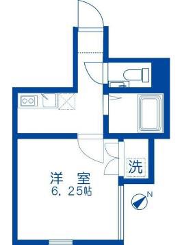 FAIR町屋II(1K/1階)の間取り写真