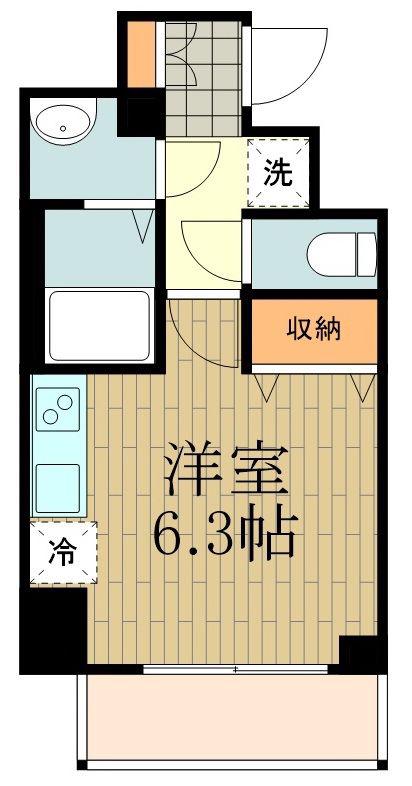 NーSTAGE TOYODA(ワンルーム/6階)の間取り写真