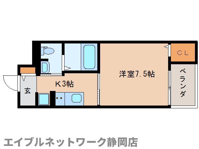 マルサ プリモ(1K/2階)の間取り写真