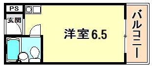 カサベラ神戸(ワンルーム/9階)の間取り写真