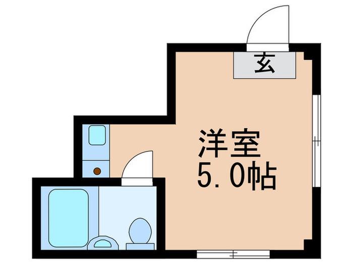 ステラ東三国(ワンルーム/1階)の間取り写真