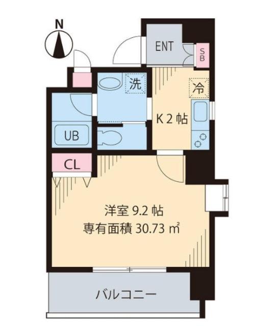 J・S深川高ばしビル(1K/3階)の間取り写真
