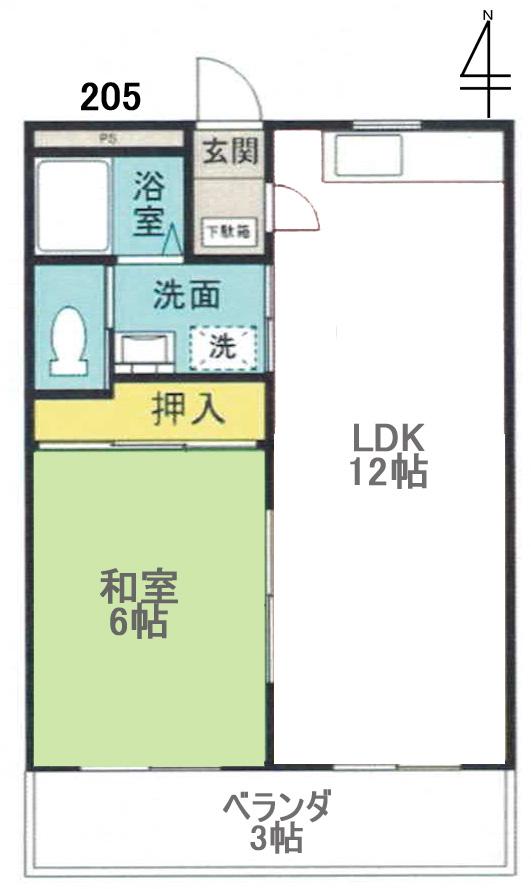 GRANLOUNGEYOKOZUKA(1LDK/2階)の間取り写真