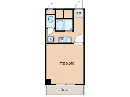 朝日プラザ新大阪(1K/7階)の間取り写真