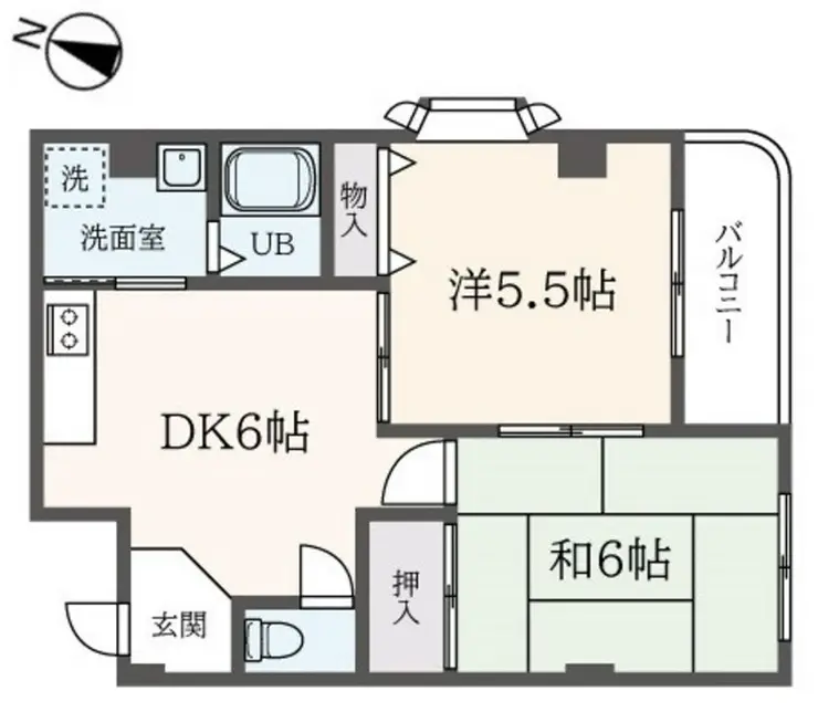 シャルマン横浜 2階階 間取り