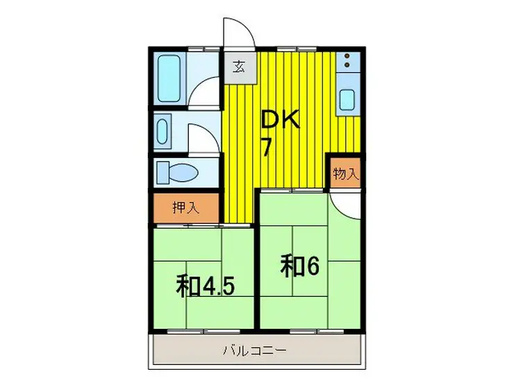 五福ビル 3階階 間取り