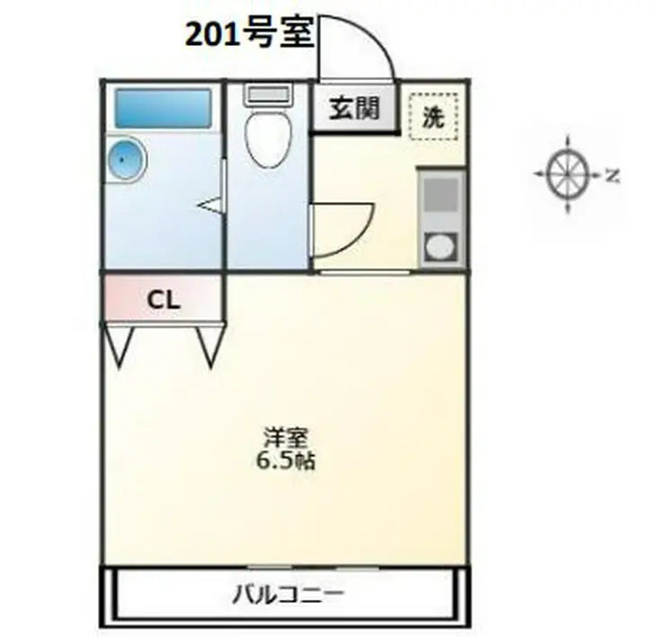 Aフラット下北沢 2階階 間取り