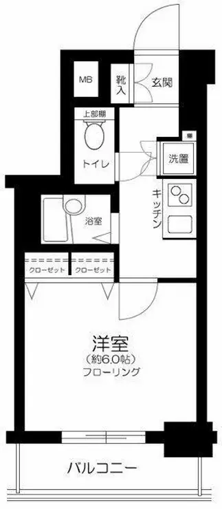 プレール・ドゥーク文京本駒込 6階階 間取り